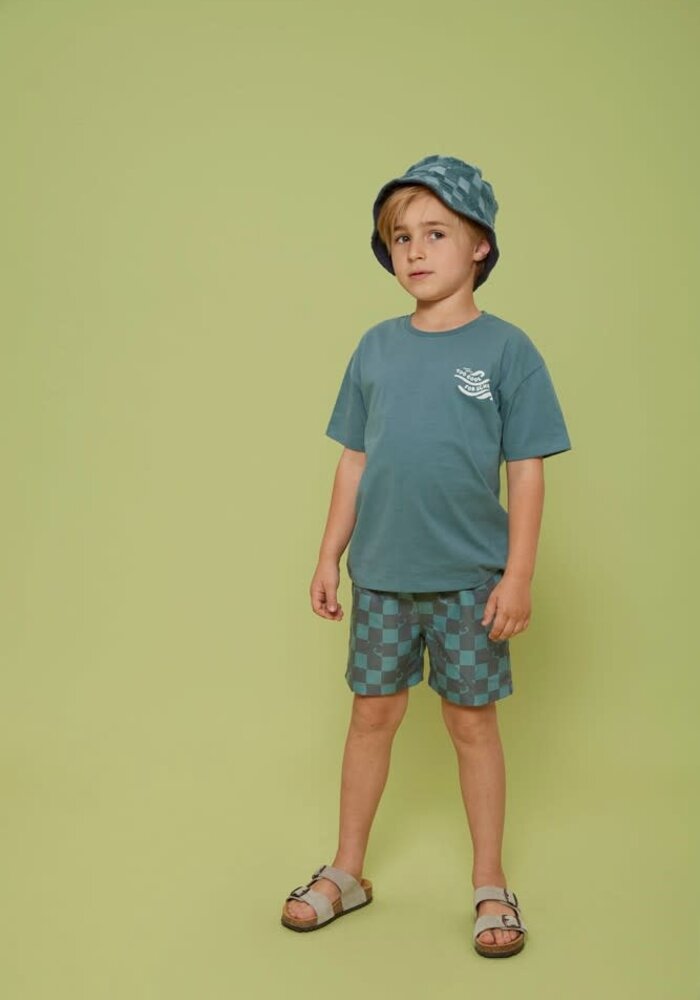 Sturdy Zwemshort ruit - Lagoon Legends Petrol