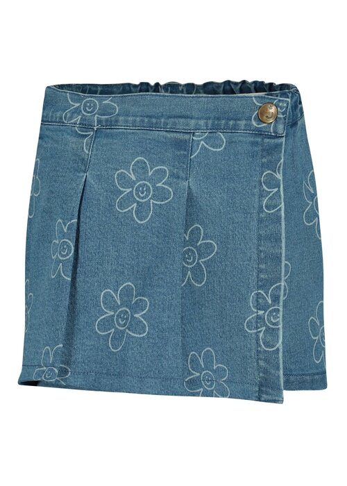 Jubel Jubel Denim skort - Rolling into Spring L.blauw denim