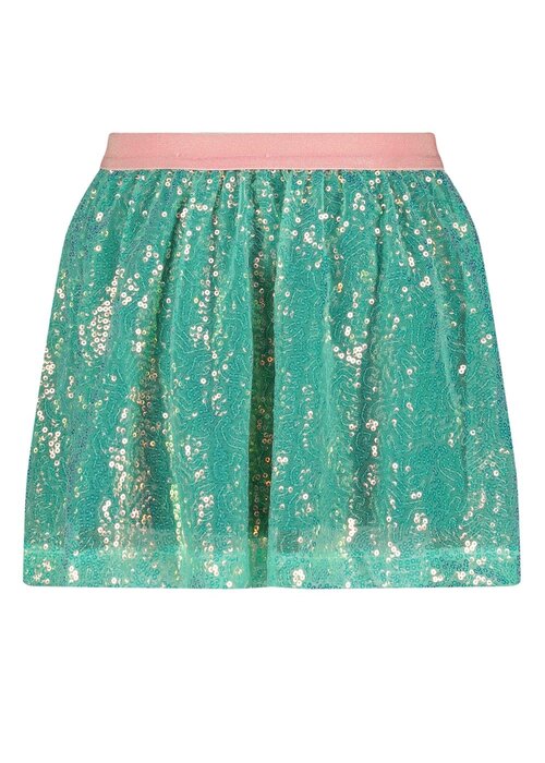 Jubel Jubel Pailetten rok - Rolling into Spring Groen