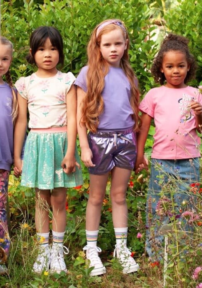 Jubel Pailetten rok - Rolling into Spring Groen