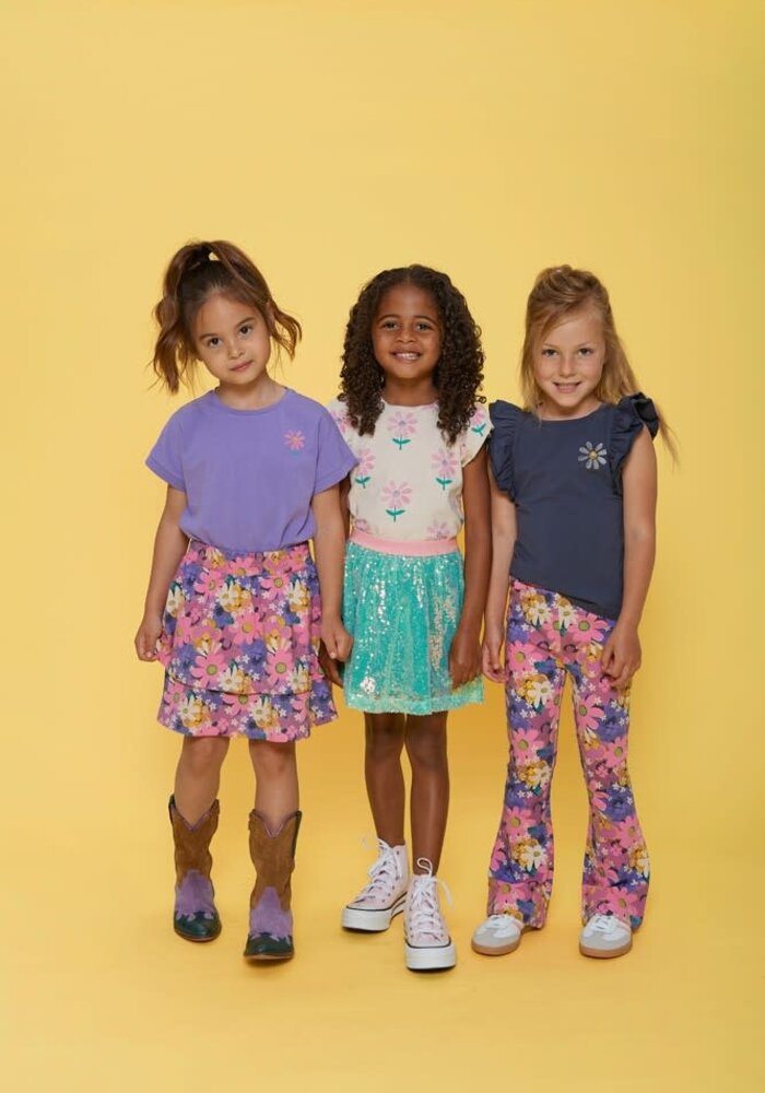 Jubel Pailetten rok - Rolling into Spring Groen