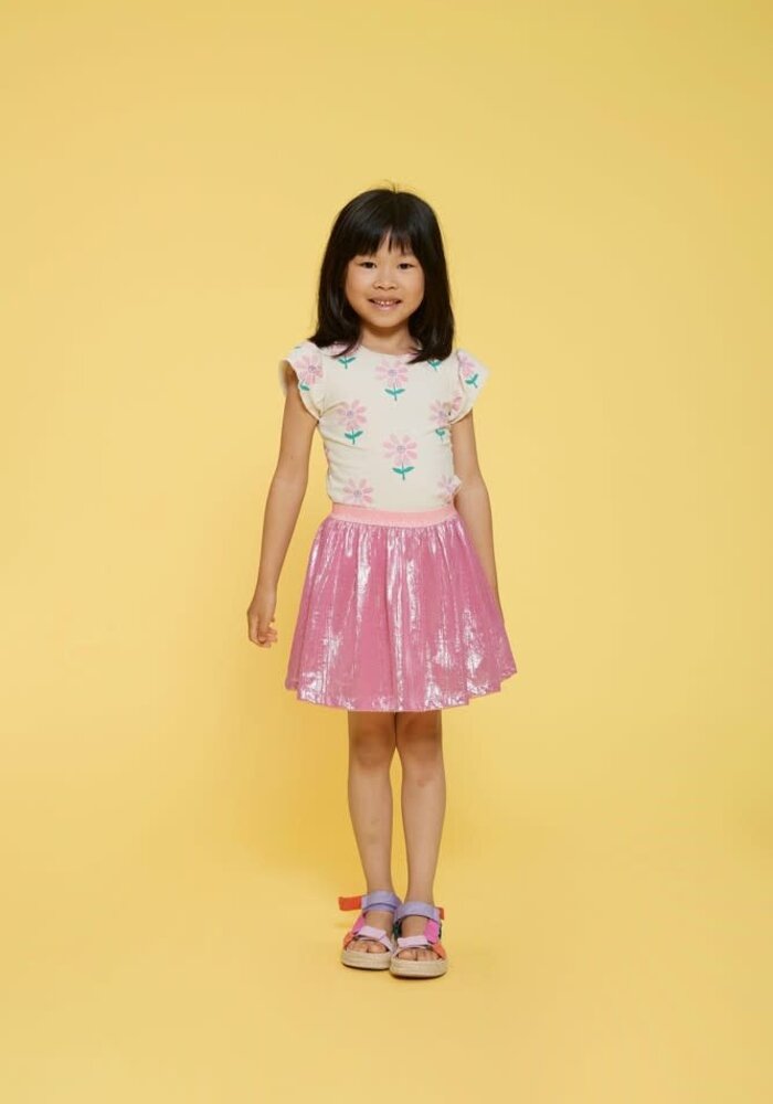 Jubel T-shirt AOP - Rolling into Spring Offwhite