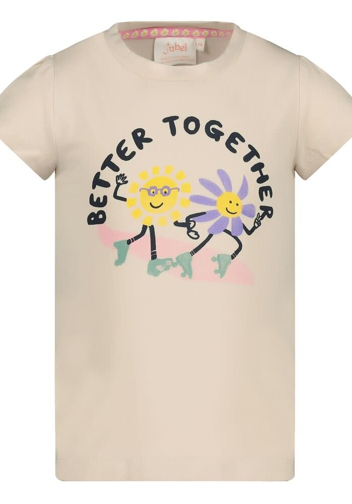 Jubel T-shirt - Rolling into Spring Offwhite