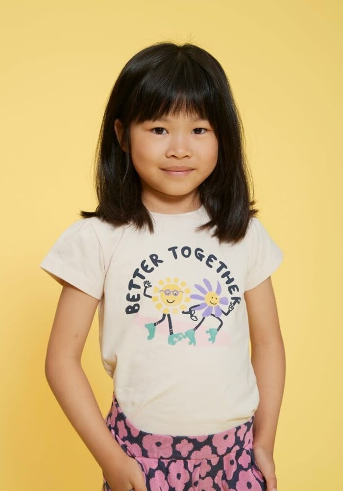 Jubel T-shirt - Rolling into Spring Offwhite