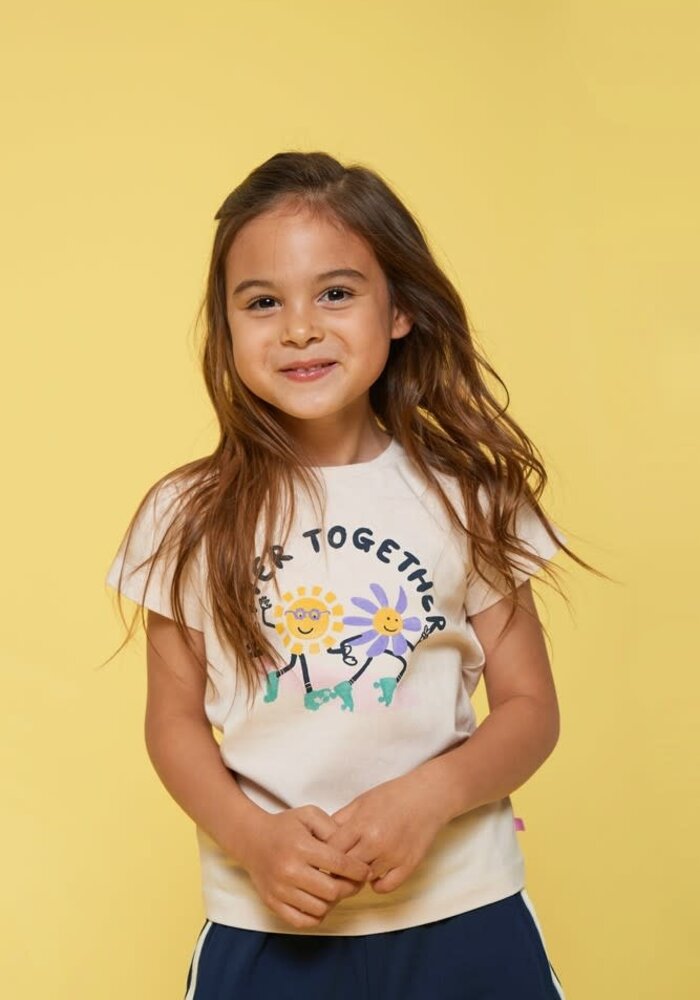 Jubel T-shirt - Rolling into Spring Offwhite