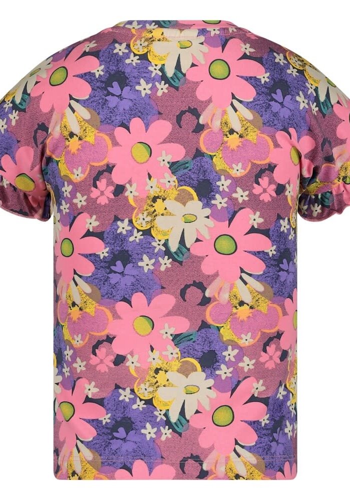 Jubel T-shirt AOP - Rolling into Spring Roze