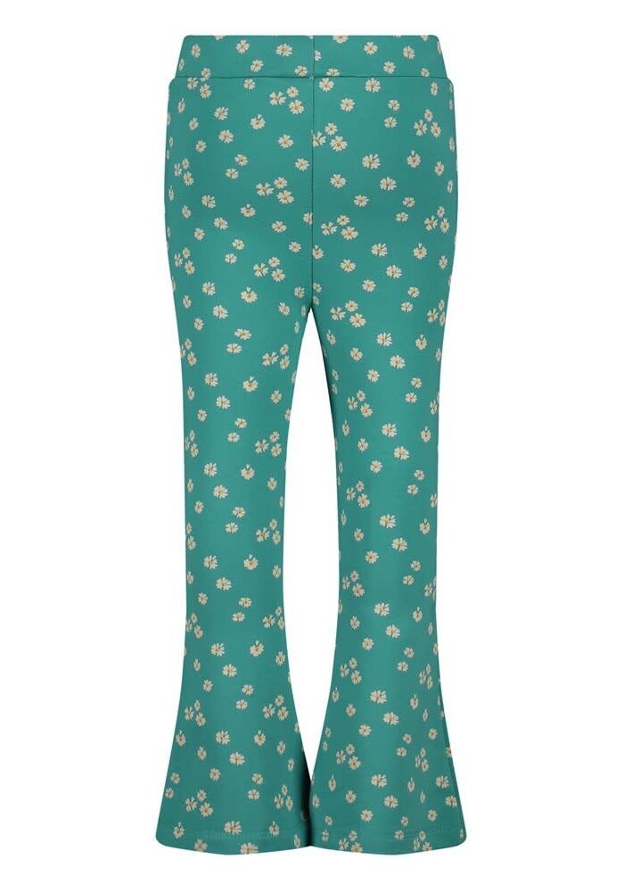 Jubel Flared broek AOP - Rolling into Spring Groen