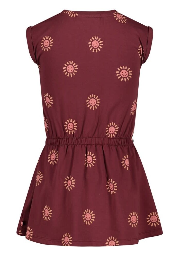 Jubel Jurk AOP - Salsa Sunset Bordeaux