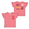 Jubel T-shirt met backprint - Salsa Sunset Roze