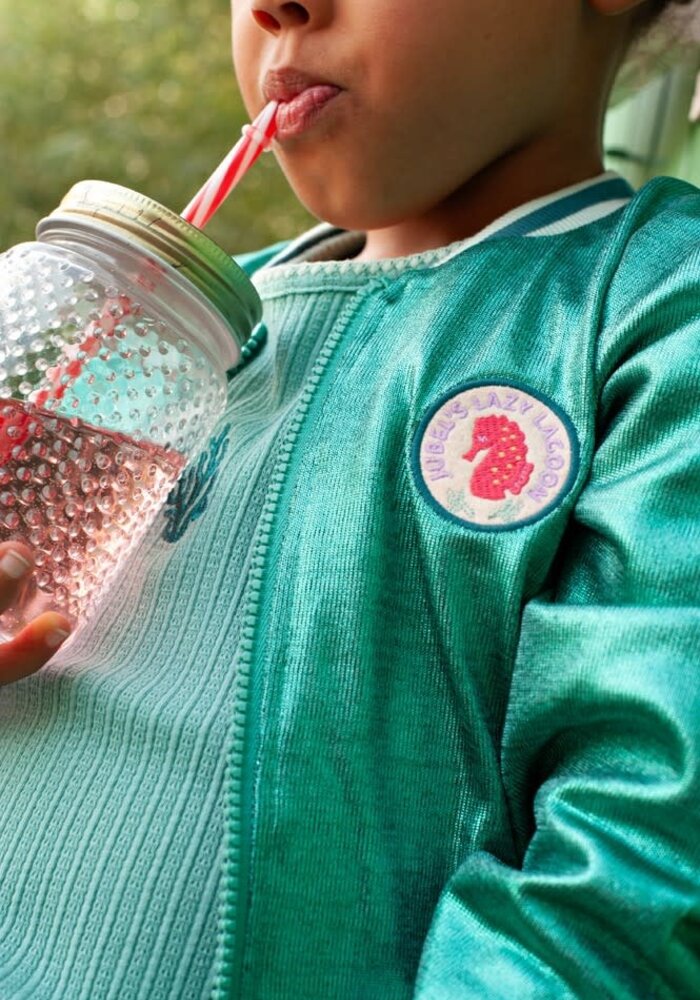 Jubel Singlet pointelle rib - Lazy Lagoon Jade Groen