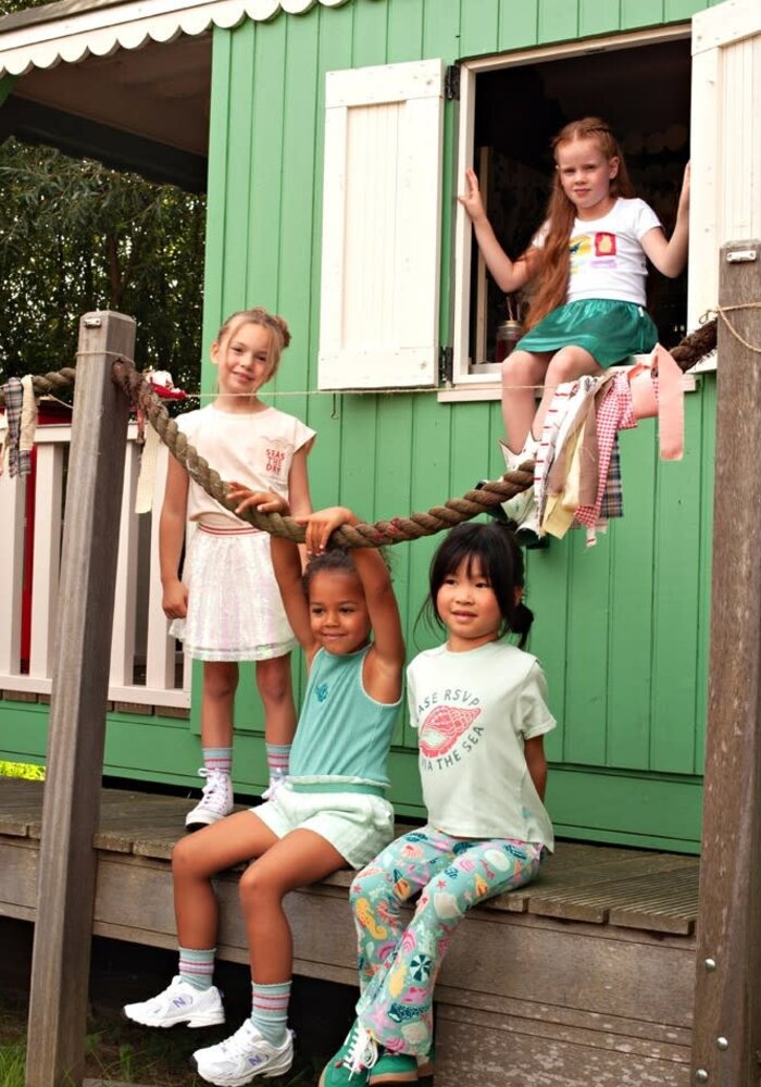 Jubel Singlet pointelle rib - Lazy Lagoon Jade Groen