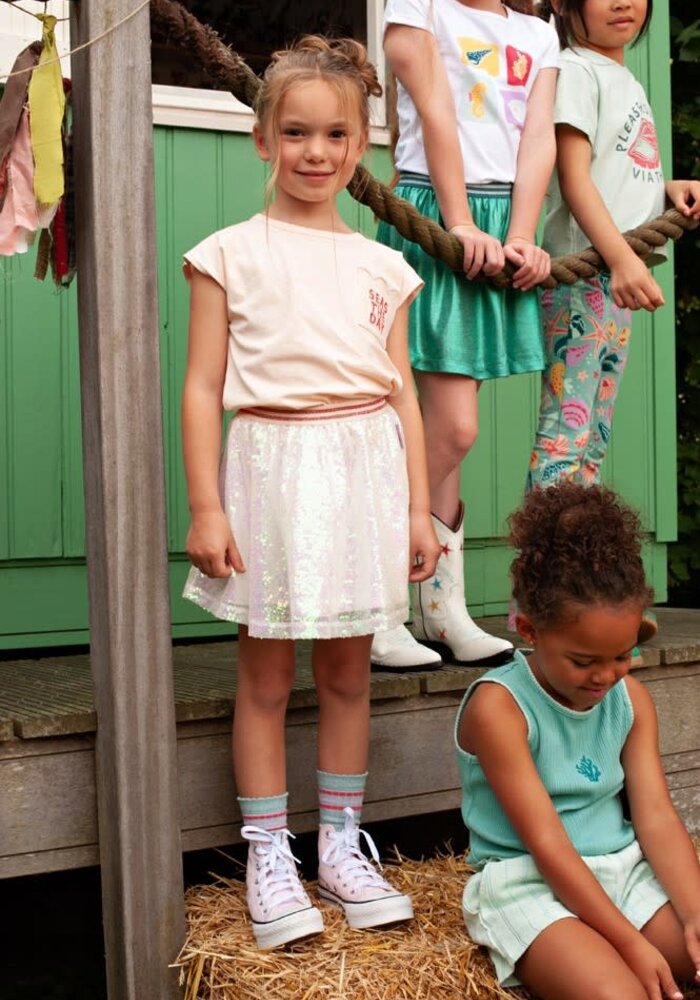 Jubel Singlet pointelle rib - Lazy Lagoon Jade Groen