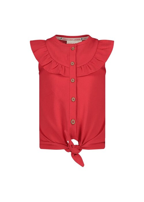 Jubel Jubel Blouse - Lazy Lagoon Fuchsia
