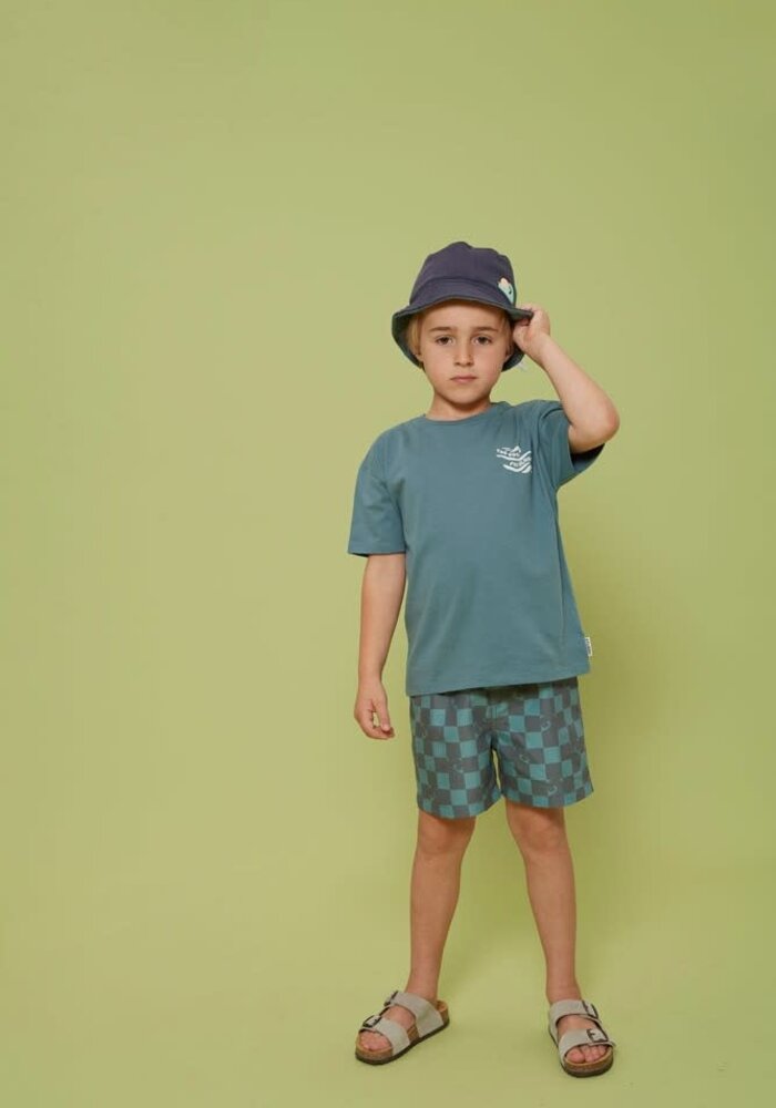 Sturdy Zwemshort ruit - Lagoon Legends Petrol