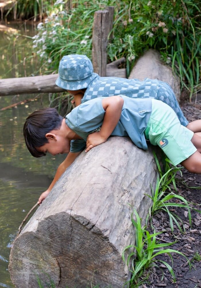 Sturdy Vissershoedje omkeerbaar - Lagoon Legends Petrol