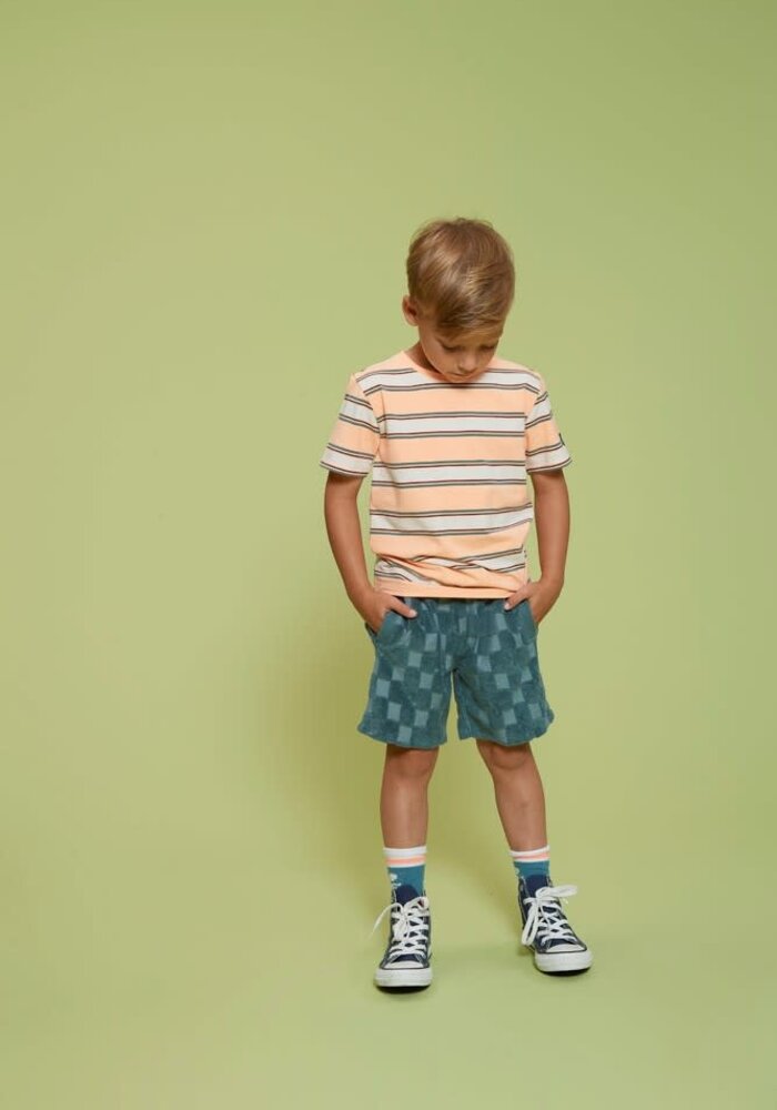 Sturdy Short ruit badstof - Lagoon Legends Petrol