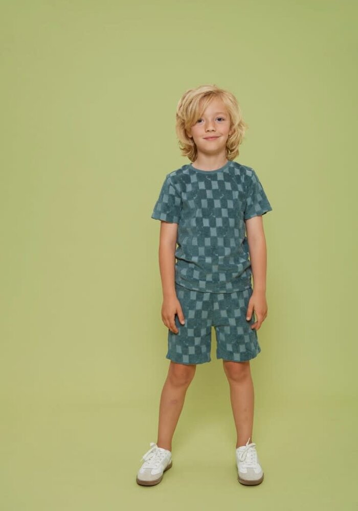 Sturdy Short ruit badstof - Lagoon Legends Petrol