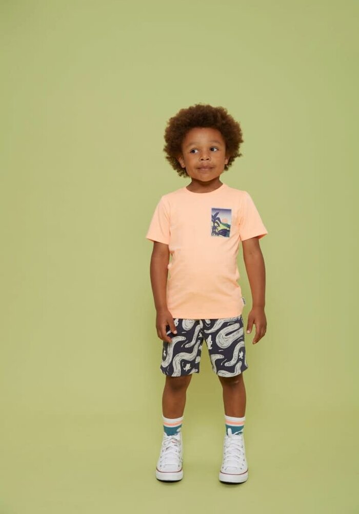 Sturdy Short AOP - Lagoon Legends Indigo