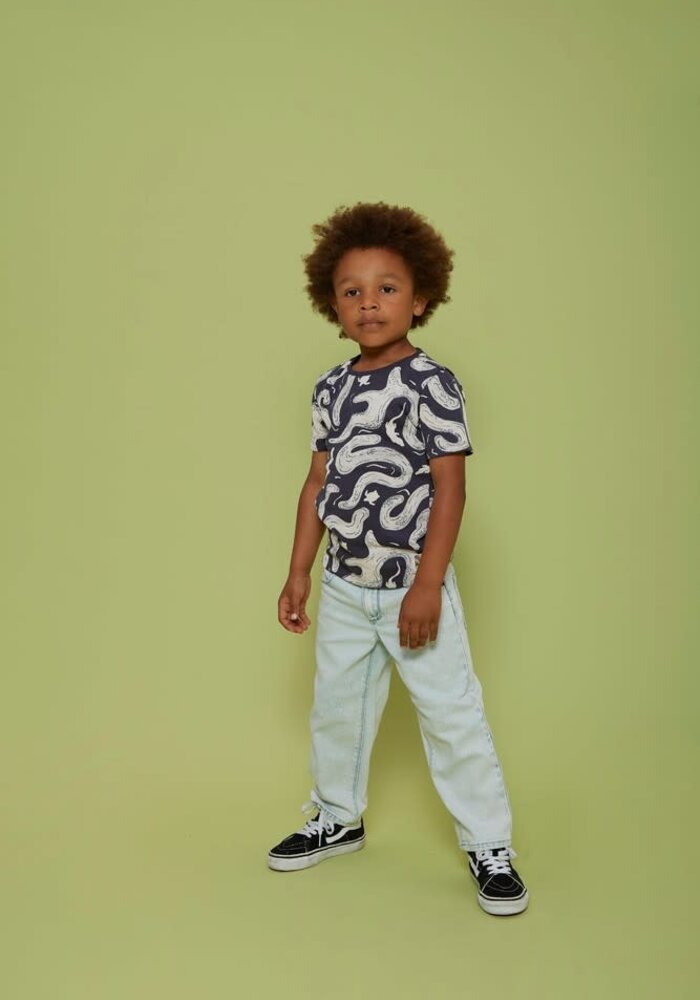 Sturdy T-shirt AOP - Lagoon Legends Indigo