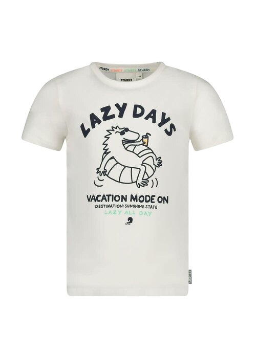 Sturdy Sturdy T-shirt - Lagoon Legends Wit