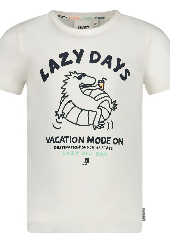 Sturdy T-shirt - Lagoon Legends Wit