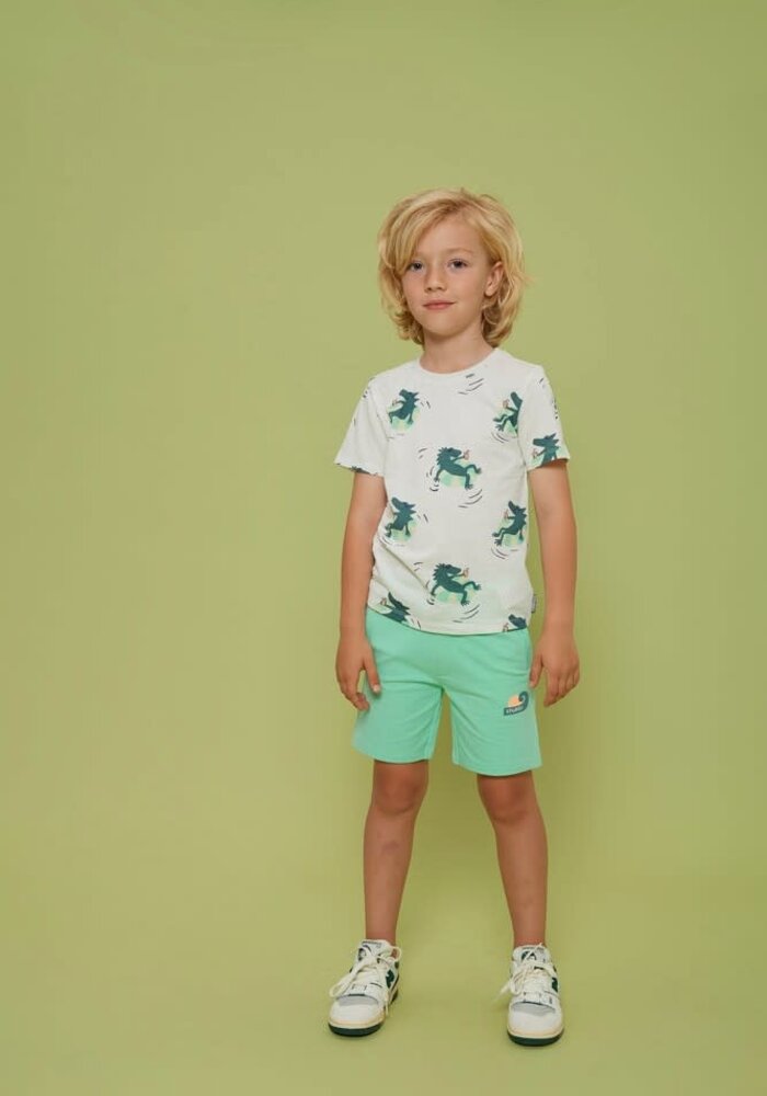 Sturdy T-shirt AOP - Lagoon Legends Wit