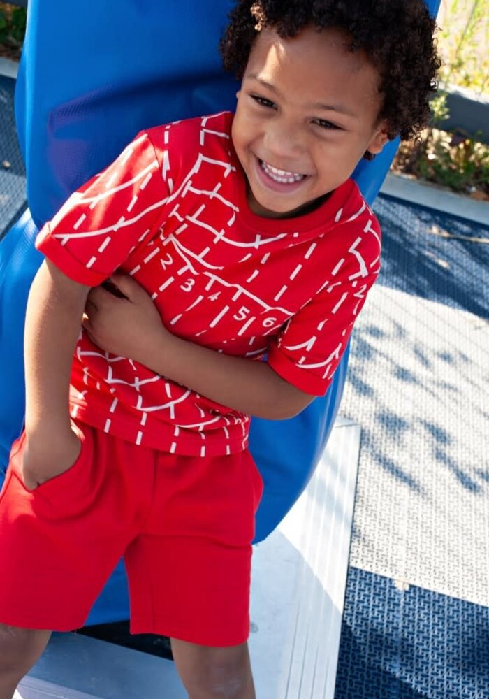 Sturdy Short - Run the Day Rood