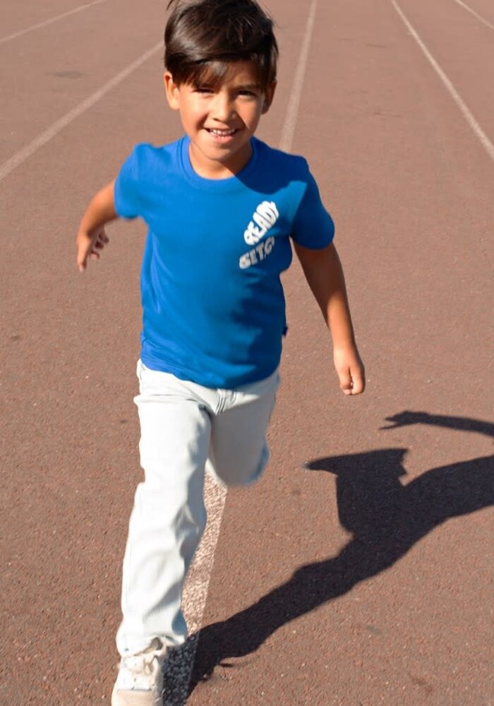 Sturdy T-shirt - Run the Day Kobalt