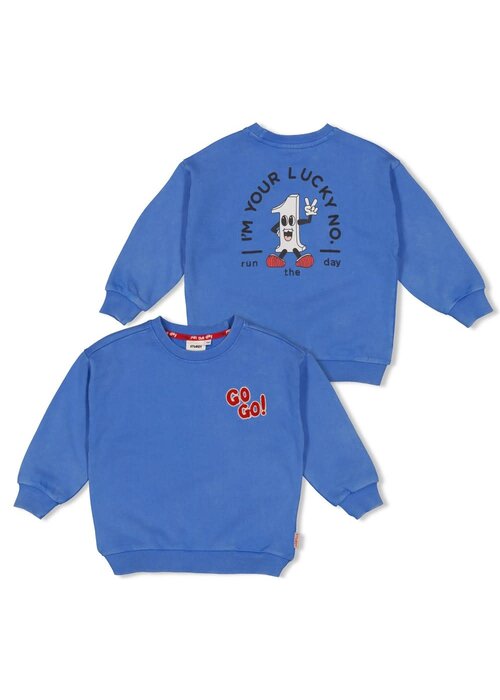 Sturdy Sturdy Sweater oversized - Run the Day Blauw