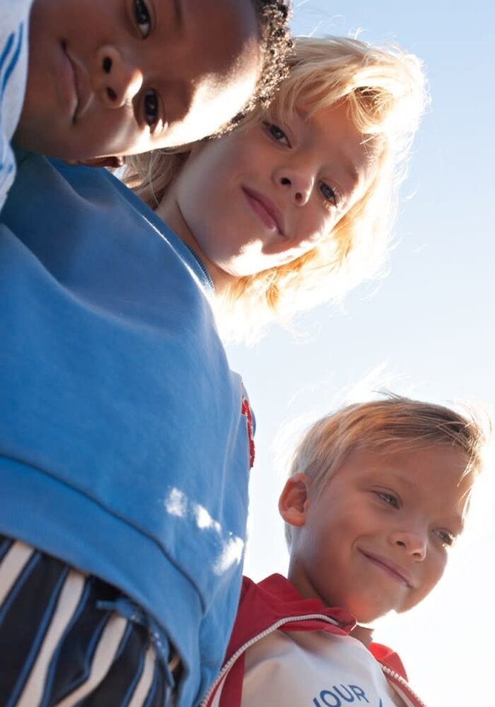 Sturdy Sweater oversized - Run the Day Blauw