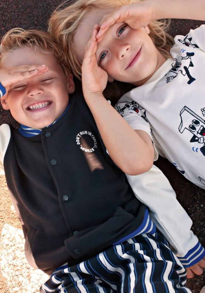 Sturdy Sweatvest - Run the Day Antraciet