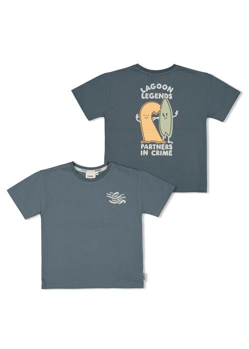 Sturdy Sturdy T-shirt oversized - Lagoon Legends Petrol