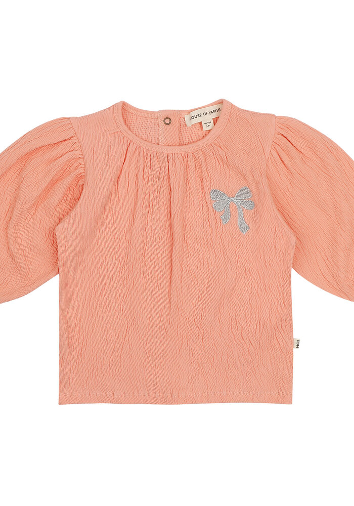 House of Jamie Balloon Tee Bellini Rose (Crinkle Cotton)