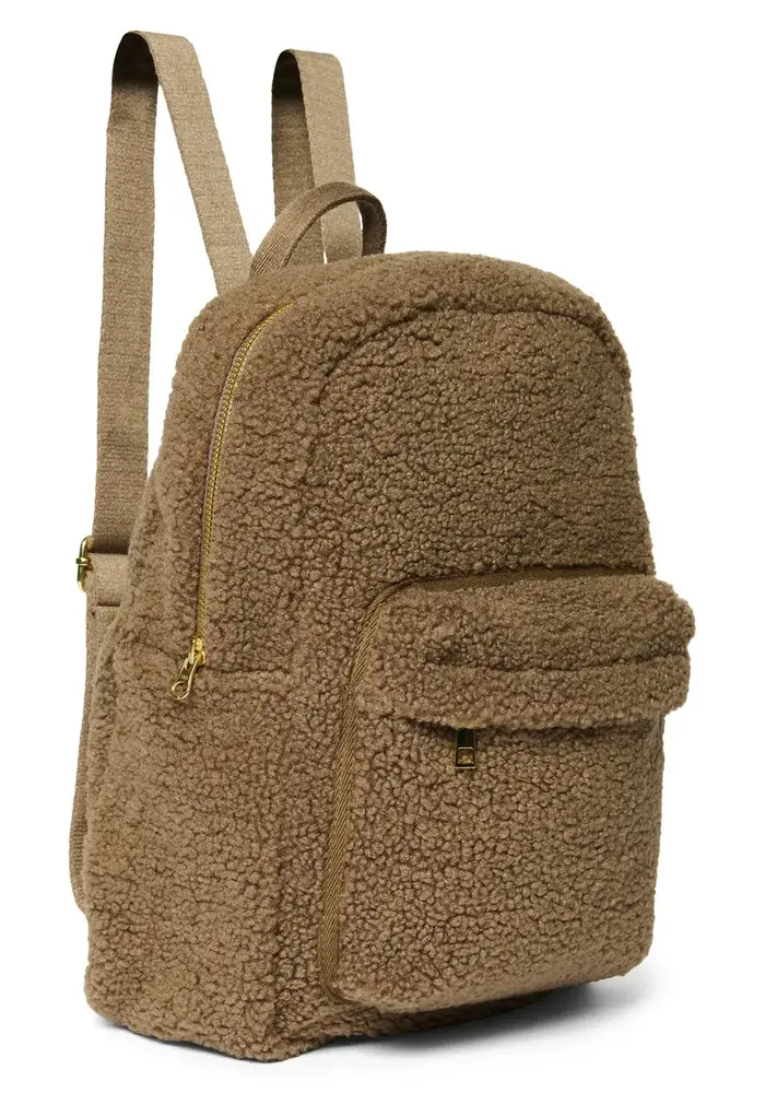 Studio Noos Brown Teddy Midi Backpack