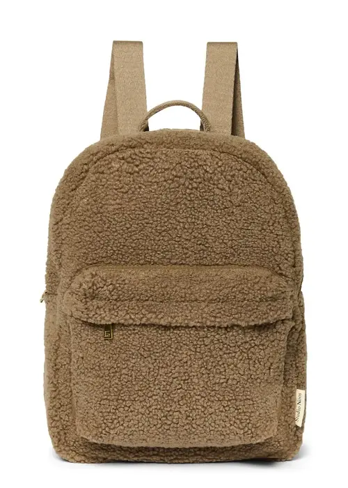 Studio Noos Studio Noos Brown Teddy Midi Backpack