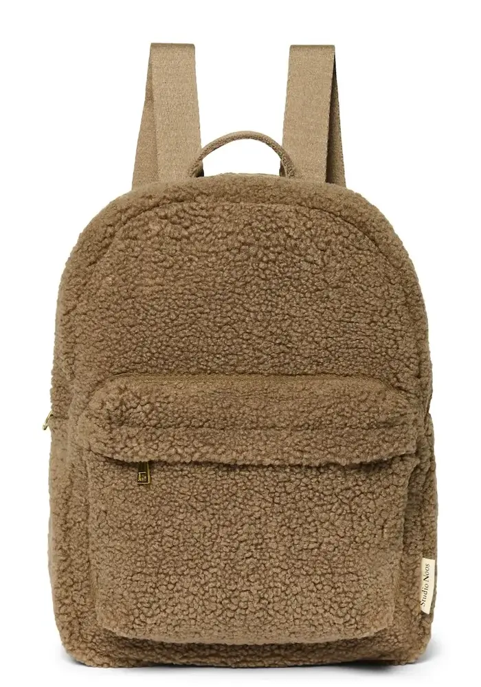 Studio Noos Brown Teddy Midi Backpack