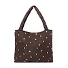 Studio Noos Bruine Puffy Hearts Mom Bag