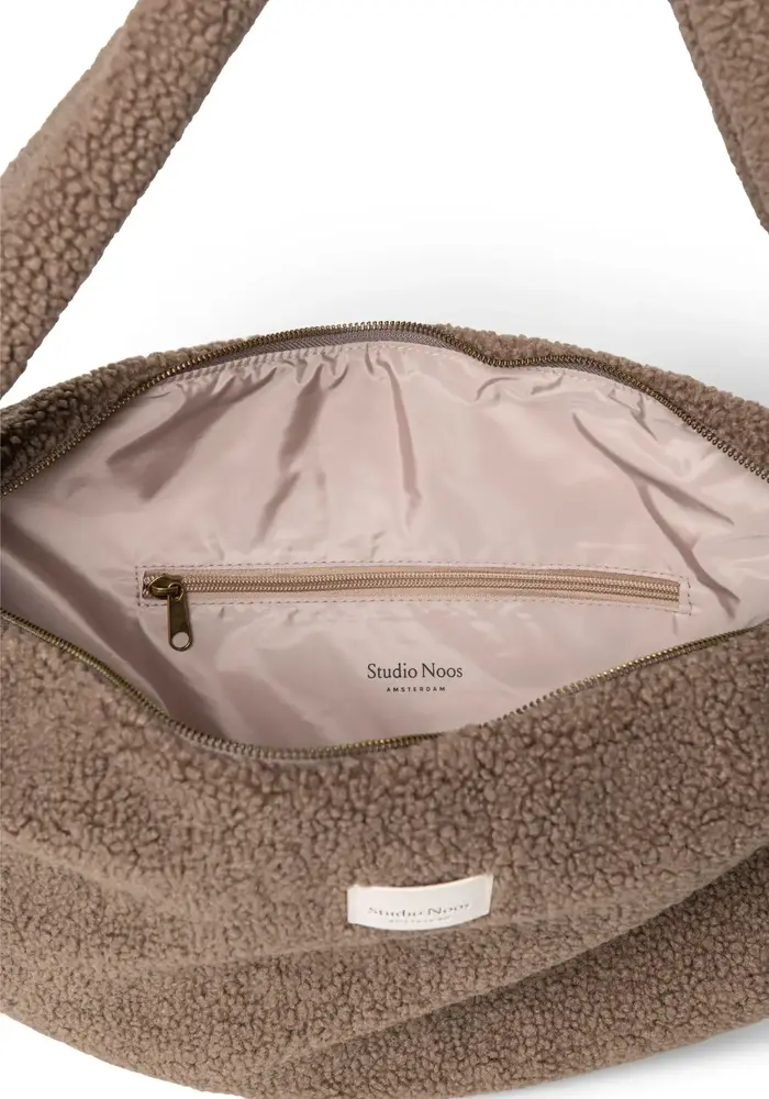 Studio Noos Brown Teddy Crossbody Tas