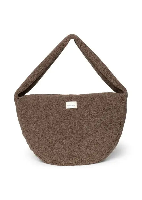 Studio Noos Studio Noos Brown Teddy Crossbody Tas