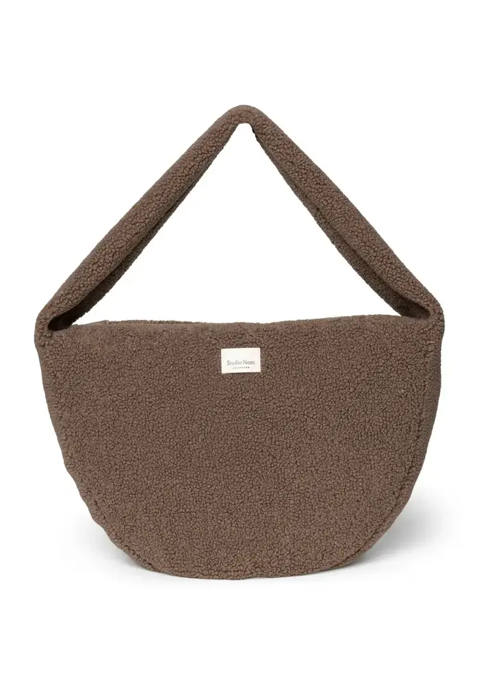Studio Noos Brown Teddy Crossbody Tas