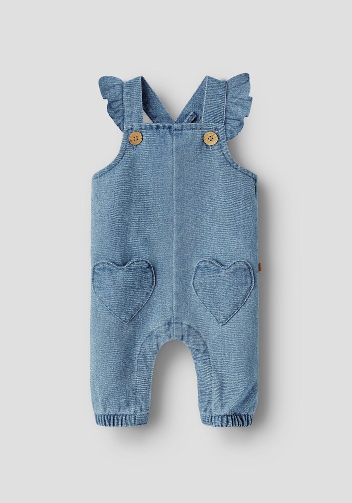 Lil 'Atelier Lulia Loose Denim Overall Medium Blue Denim