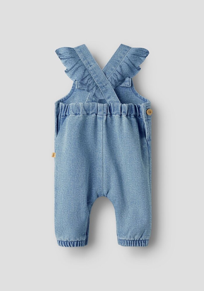 Lil 'Atelier Lulia Loose Denim Overall Medium Blue Denim