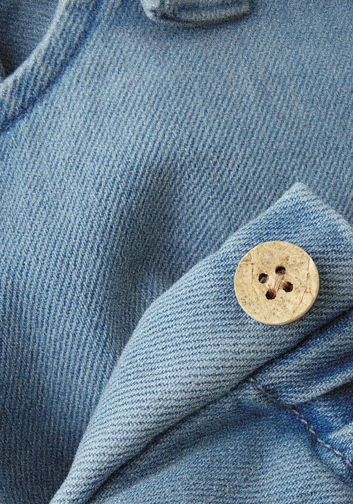 Lil 'Atelier Lulia Loose Denim Overall Medium Blue Denim