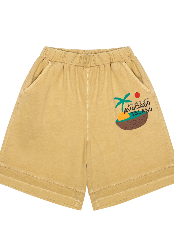 Jelly Mallow Avocado Island Pigment Shorts