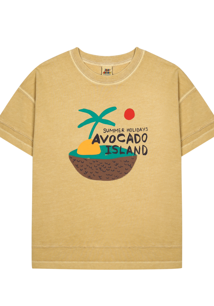 Jelly Mallow Avocado Island Pigment T-shirt