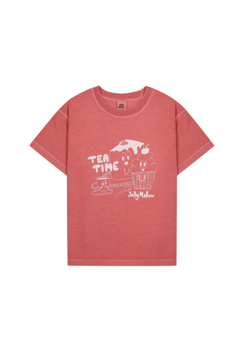 Jelly Mallow Jelly Mallow Tea Time Pigment T-shirt