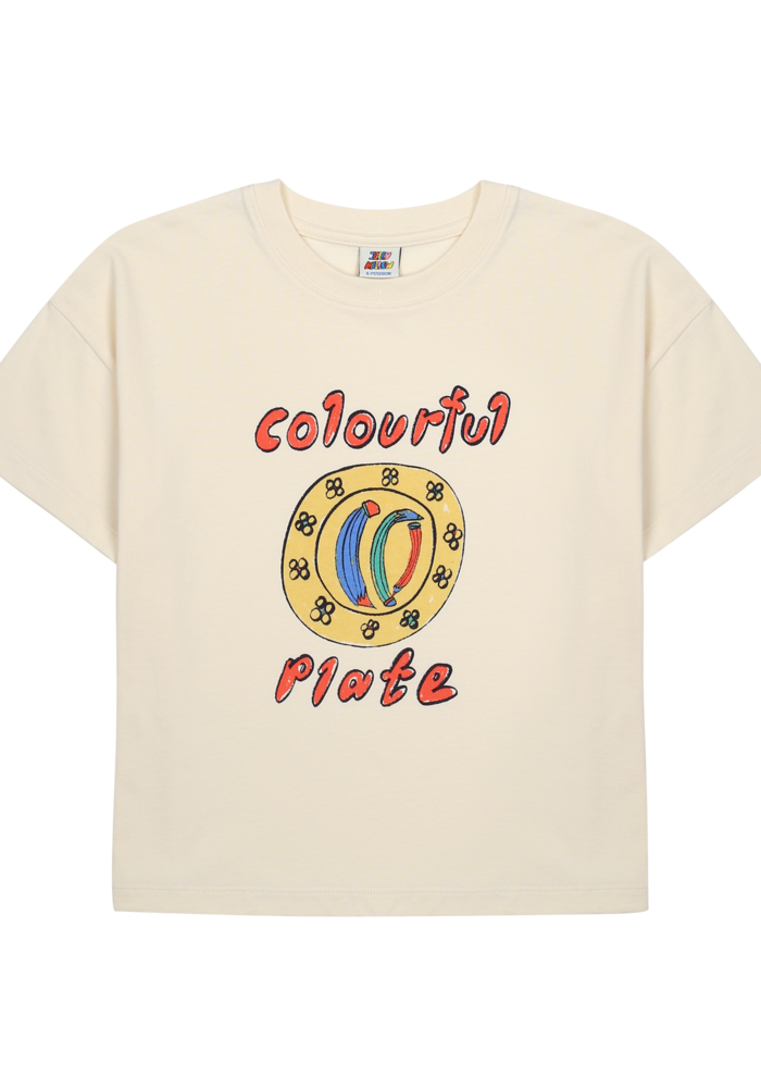 Jelly Mallow Colorful Plate T-shirt