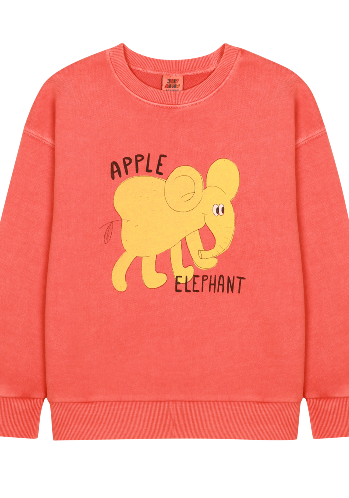Jelly Mallow Elephant Pigment Sweatshirt