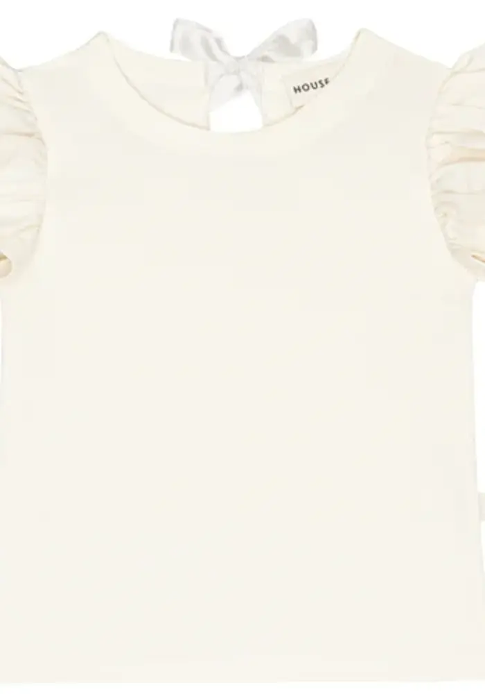 House of Jamie Ruffled Tee Cream I