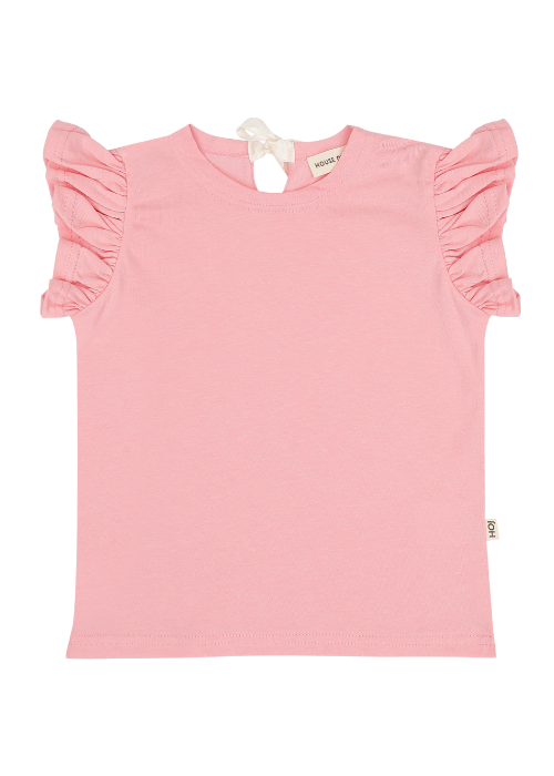 House of Jamie House of Jamie Ruffled Tee Poppy Peony